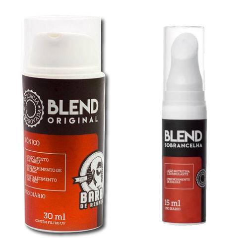 Blend Original Crescimento de Barba 30ml + Blend Crescimento de Sobrancelha 15ml