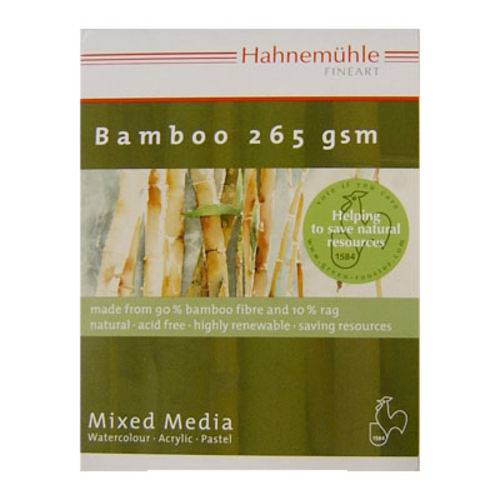 Bloco Aquarela Bamboo 265 G/m² 24 X 32 Cm com 25 Folhas Hahnemuhle