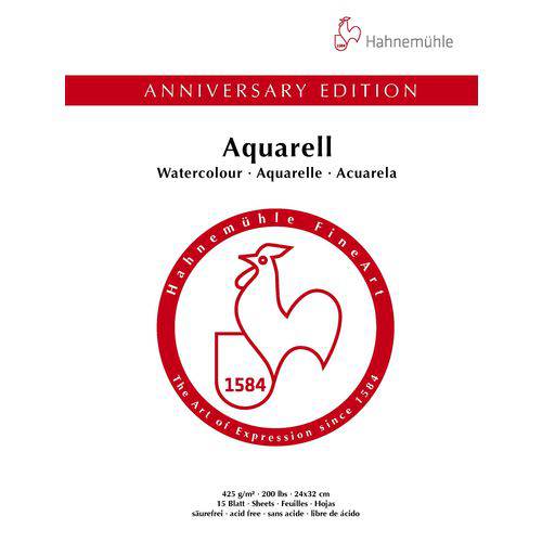 Bloco Aquarela Hahnemuhle Anniversary Edition Textura Fina 425g 024 X 032 Cm 015 Fls 628 070
