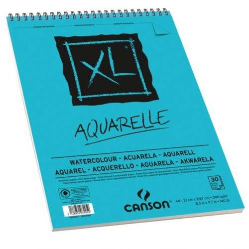 Bloco Aquarelle Canson Xl 300 G A4 030 Fls 60039170