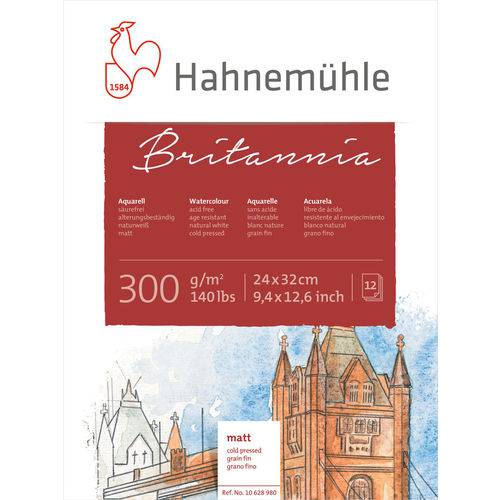 Bloco Artistico Hahnemuhle Britannia 300g 024 X 032 Cm 020 Fls 10 628 980