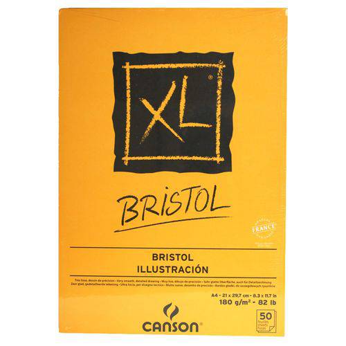 Bloco Bristol Canson Xl 180 G A4 050 Fls 60039172