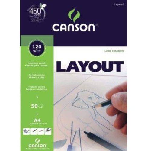Bloco Canson Layout - 120g A4
