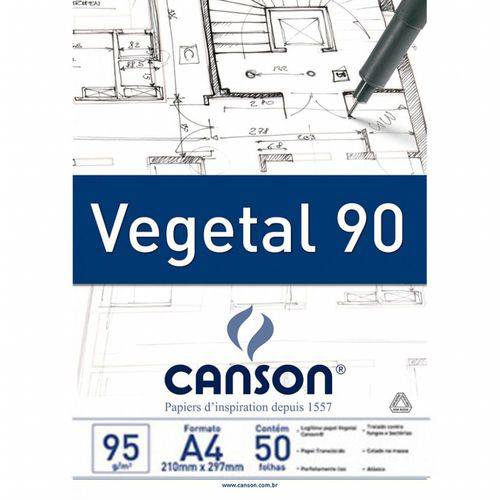 Bloco Canson Vegetal 95g A4