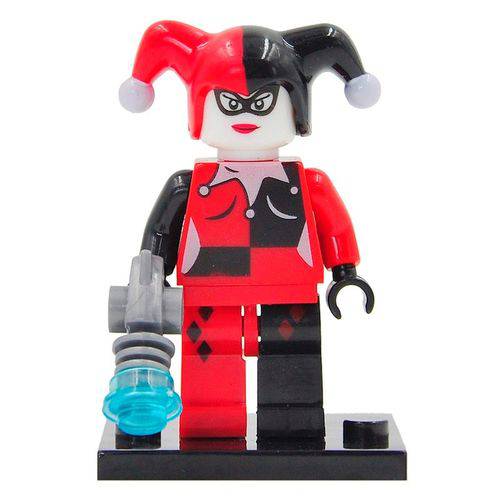 Bloco de Montar Arlequina Harley Quinn Esquadrão Suicida DC Compatível LEGO
