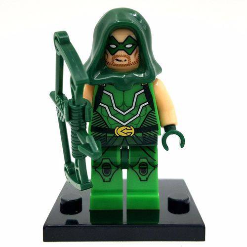 Bloco de Montar Arqueiro Verde Arrow DC Comics Compatível LEGO