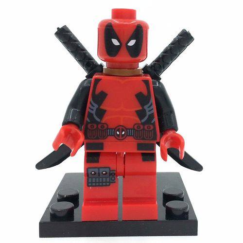 Bloco de Montar Deadpool Marvel Compatível LEGO