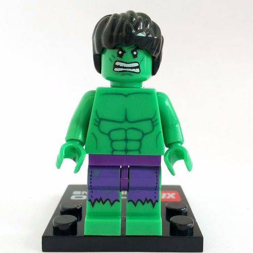 Bloco de Montar Hulk Clássico Marvel Vingadores Compatível LEGO