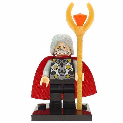 Bloco de Montar Odin Pai do Thor Vingadores Avengers Marvel Compatível LEGO
