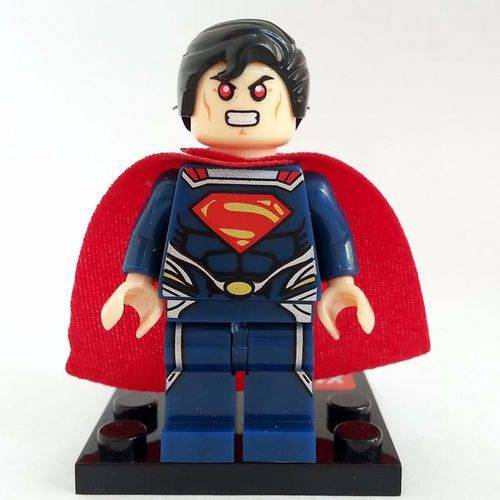 Bloco de Montar Superman Super Homem DC Compatível LEGO