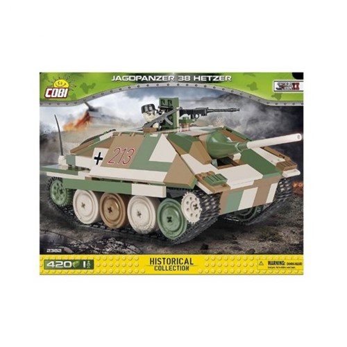 Bloco de Montar Tanque Jagdpanzer 38 Hetzer Cobi Minimundi.com.br
