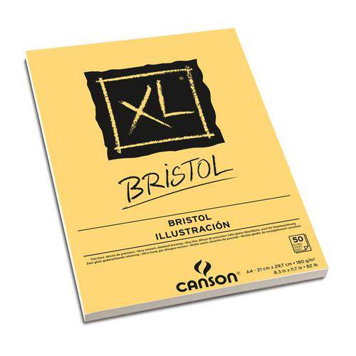 Bloco de Papel Canson - Xl Bristol - 180g/m² A4