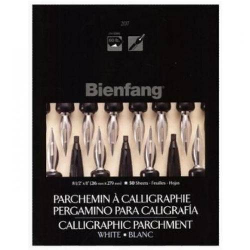 Bloco de Papel Pergaminho 207 para Caligrafia Bienfang Branco - R400127