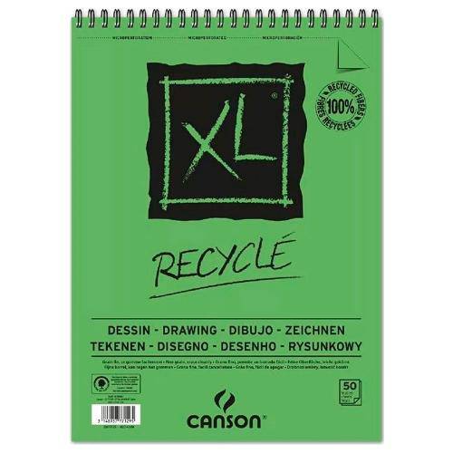 Bloco Espiralado Canson Xl Recycle 160g/M² A5 14.8x21 com 25 Folhas - 200001871