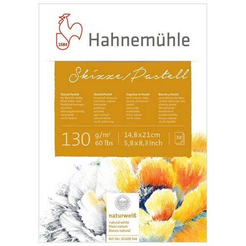 Bloco Hahnemühle Skizze/Pastell 130g/m² A4 - 30 Folhas