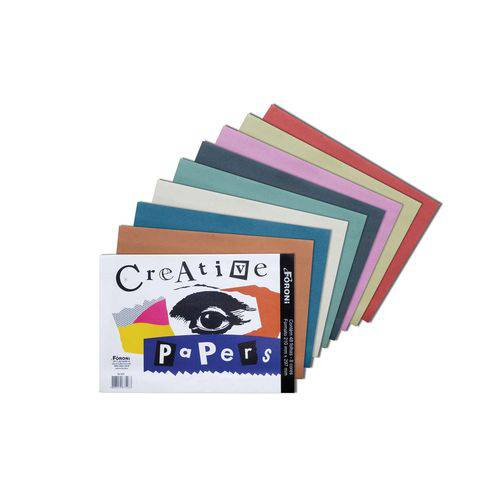 Bloco para Educacao Artistica Creative Papers 40fls.80g. Foroni Pacote