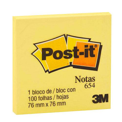 Bloco Post-it 3M 76x76mm 100 Folhas