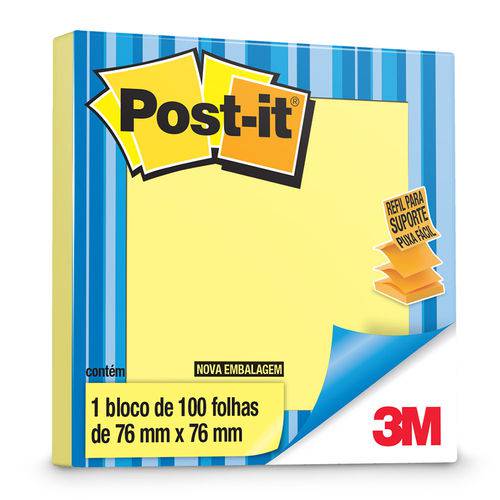 Bloco Post-it Refil Pop Up 654/r330 Am 100 Folhas 3m
