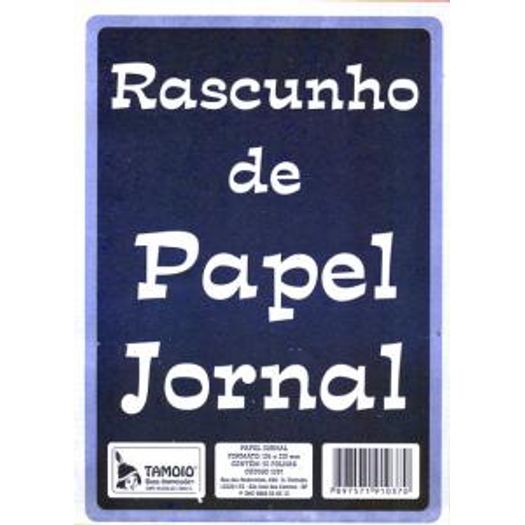 Bloco Rascunho Jornal 1/18 50f 01037 Tamoio
