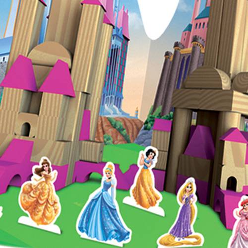 Blocos de Madeira Princesas Disney - Xalingo
