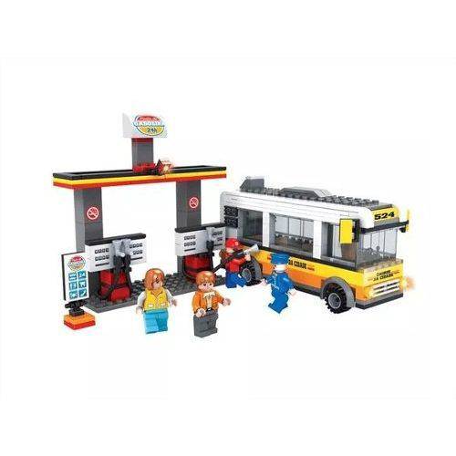 Blocos de Montar Click It Posto de Gasolina Tipo Lego 324 Peças