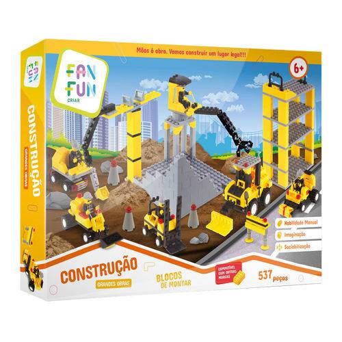 Blocos de Montar - Construção - Grandes Obras - Fanfun