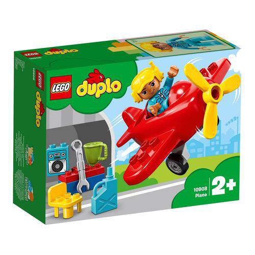 Blocos de Montar Lego Duplo Aviao 10908 12 Peças