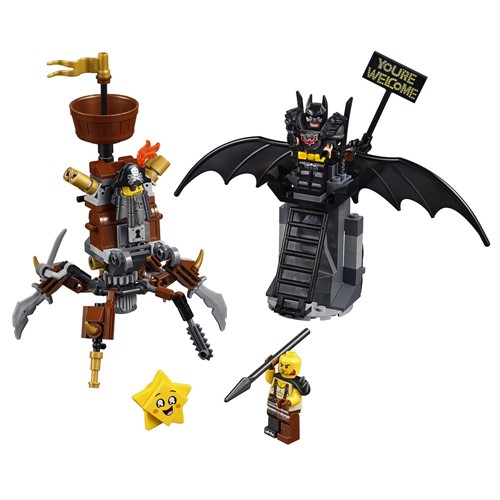 Blocos de Montar - Lego Movie 2 - Batman e Barba de Ferro Prontos para Combate