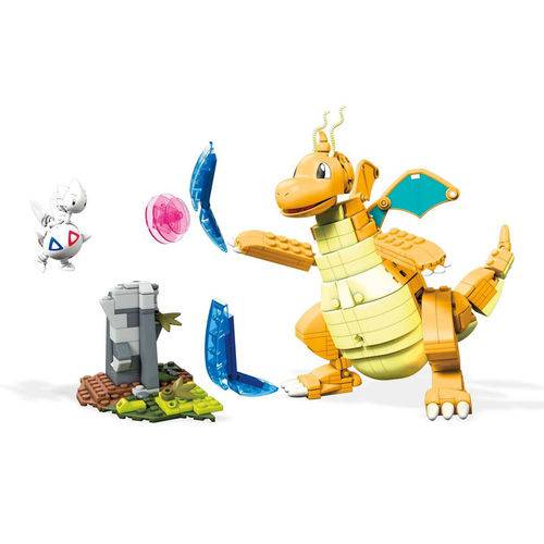 Blocos de Montar - Mega Construx - Pokémon - Dragonite Vs Togetic - Mattel