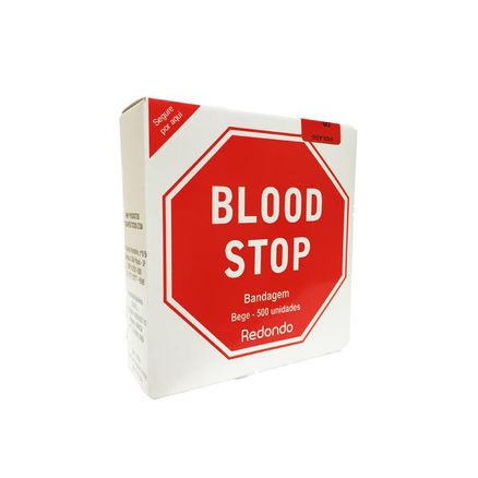 Blood Stop Bandagem Bege 500 Unidades