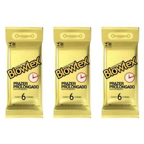 Blowtex Preservativo Premium Retardant C/6 (kit C/03)