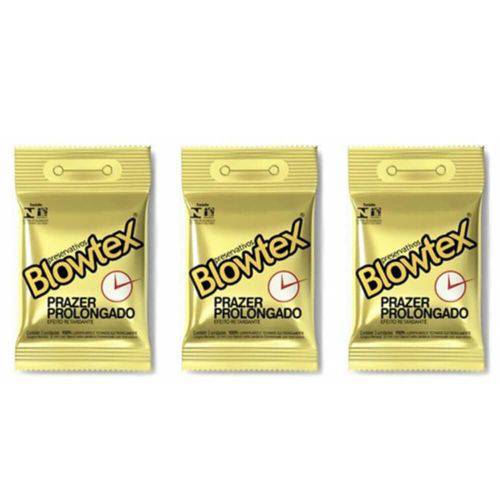 Blowtex Preservativo Premium Retardant C/3 (kit C/03)