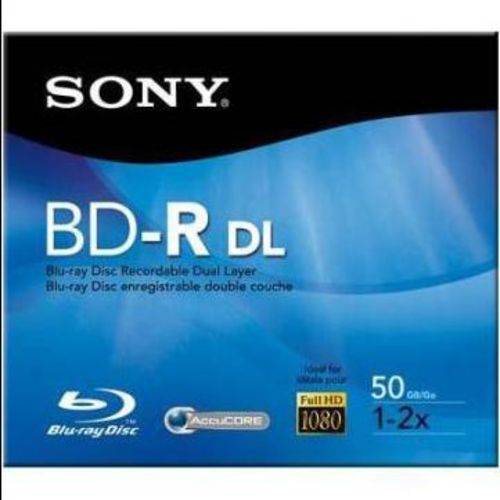 Blu-Ray 50gb Untário Regravável Bne50rh - Sony