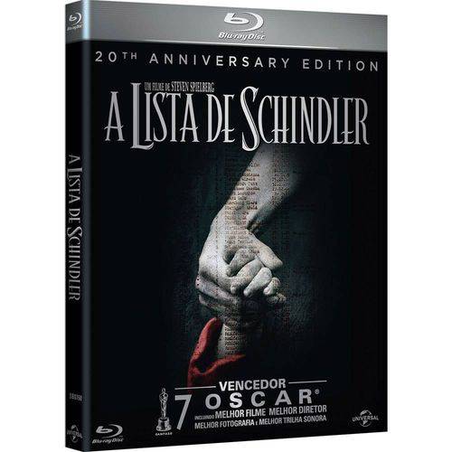 Blu-ray - a Lista de Schindler - Edição de 20º Aniversário com Livreto (Duplo)