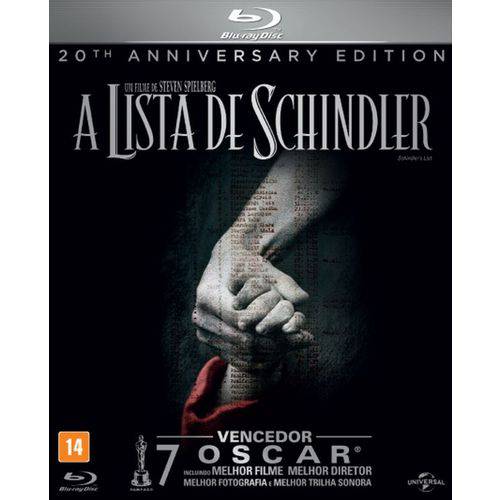 Blu Ray a Lista de Schindler - Edição de Aniversário