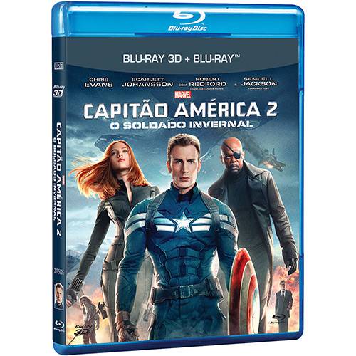 Blu-ray + Blu-ray 3D - Capitão América: o Soldado Invernal (2 Discos)