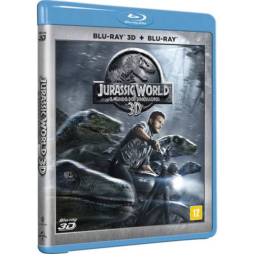 Blu-Ray Blu-Ray 3d - Jurassic World: o Mundo dos Dinossauros