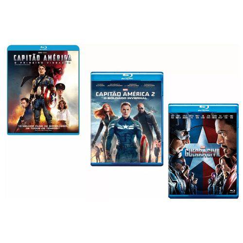 Blu-ray - Capitão América - Coleção Completa