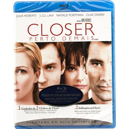 Blu-Ray - Closer: Perto Demais