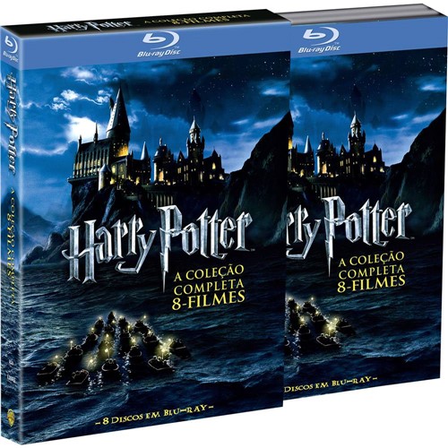 Blu-Ray - Coleção Harry Potter 1-7B (8 Discos)