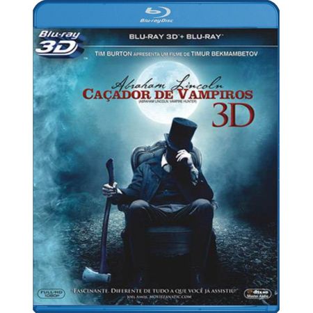 Blu-Ray + 3D Abraham Lincoln - Caçador de Vampiros (2 Discos)