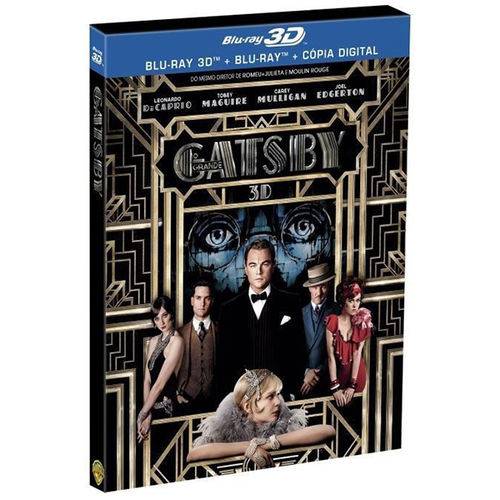 Blu-Ray 2D + Blu-Ray 3D - o Grande Gatsby