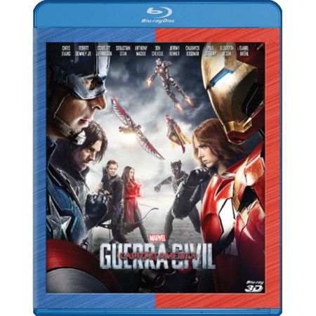 Blu-Ray 3D Capitão América 3 - Guerra Civil
