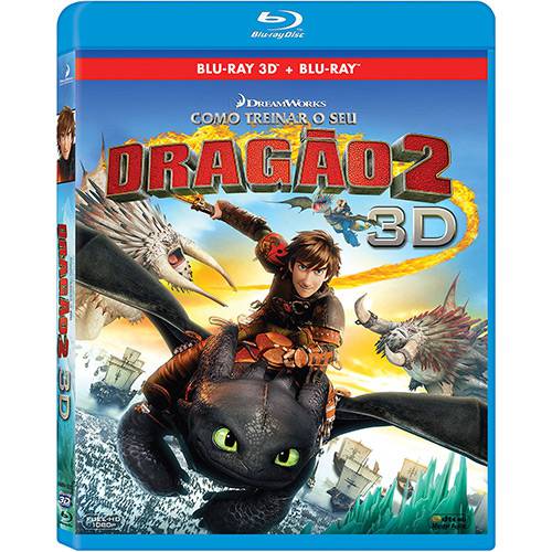 Blu-Ray 3D - Como Treinar Seu Dragão 2 (Blu-Ray 3D + Blu-Ray)