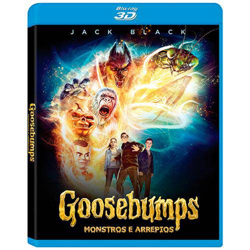 Blu-Ray 2d + 3d - Goosebumps: Monstros e Arrepios