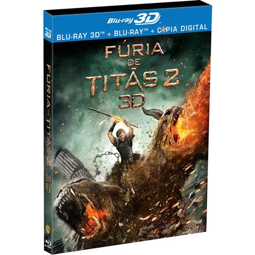 Blu-Ray 3D - Fúria de Titãs 2