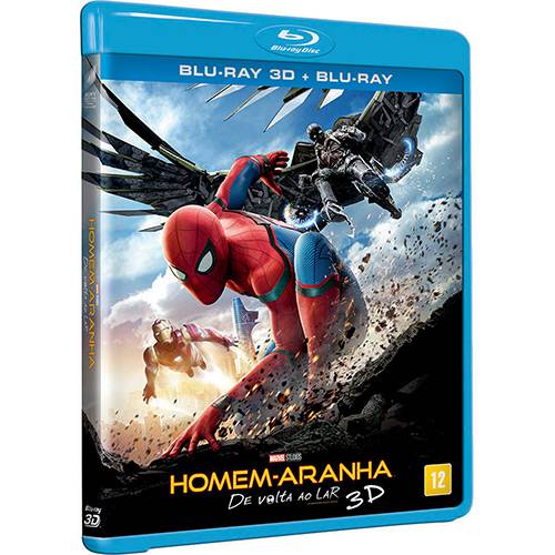 Blu-Ray 3D - Homem-Aranha: de Volta ao Lar (2D+3D)
