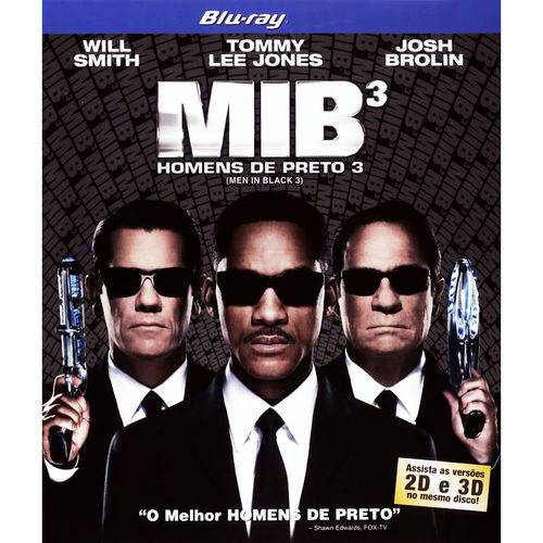 Blu-Ray 3D - Homens de Preto 3 - MIB 3