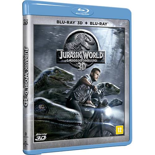 Blu-ray 3D - Jurassic World - o Mundo dos Dinossauros