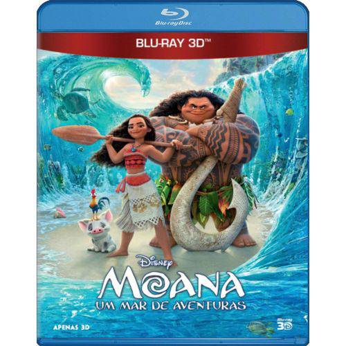 Blu-ray 3d Moana - um Mar de Aventuras